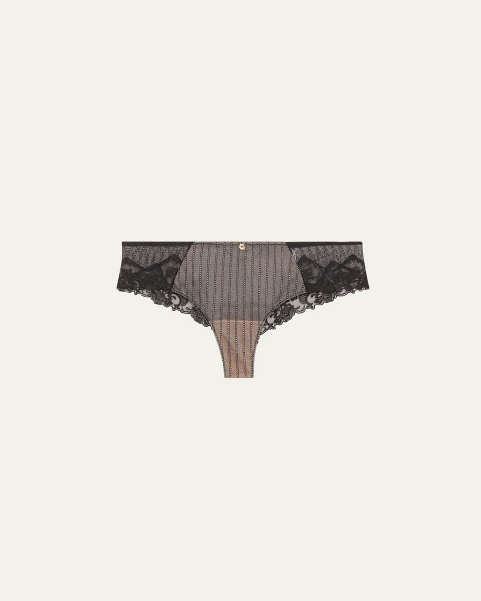 Cabaret Savage Embroidered Lace Hipster Briefs